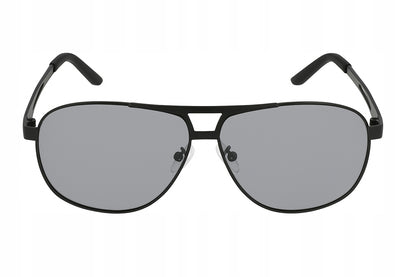Vyriški poliarizuoti akiniai nuo saulės „Aviator Pilotki“ UV400 su dėklu
