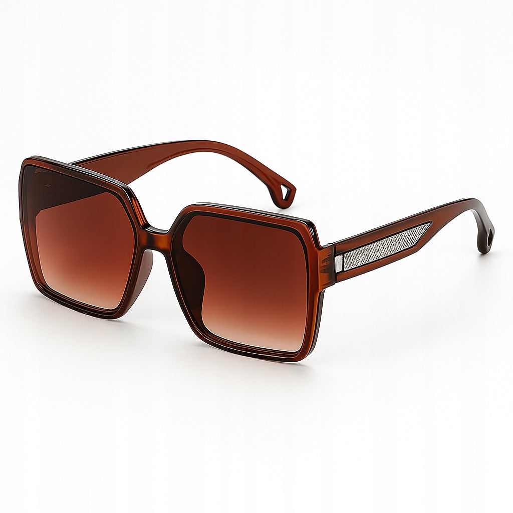 Polarizuoti moteriški akiniai nuo saulės, UV400 filtras, dėklas