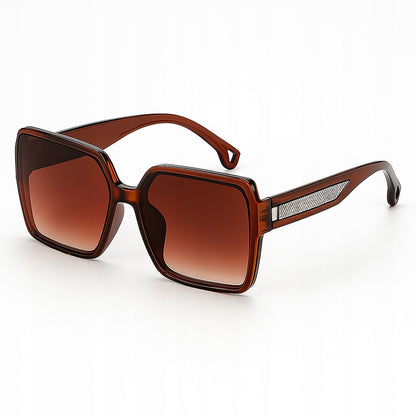 Polarizuoti moteriški akiniai nuo saulės, UV400 filtras, dėklas