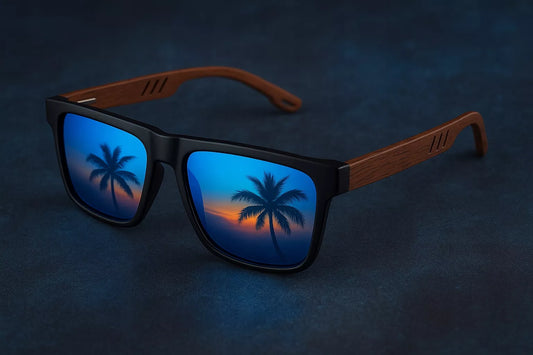 Vyriški poliarizuoti akiniai nuo saulės, UV400 filtras, dėklas