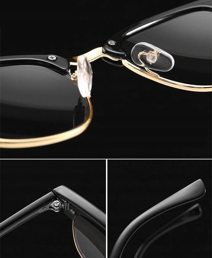 Pusė rėmo Poliarizuoti Saulės Akiniai UV400 Vyriški Moteriški