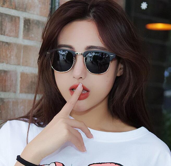 Pusė rėmo Poliarizuoti Saulės Akiniai UV400 Vyriški Moteriški