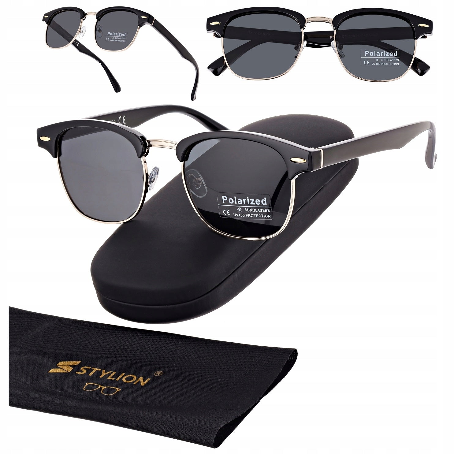 Pusė rėmo Poliarizuoti Saulės Akiniai UV400 Vyriški Moteriški