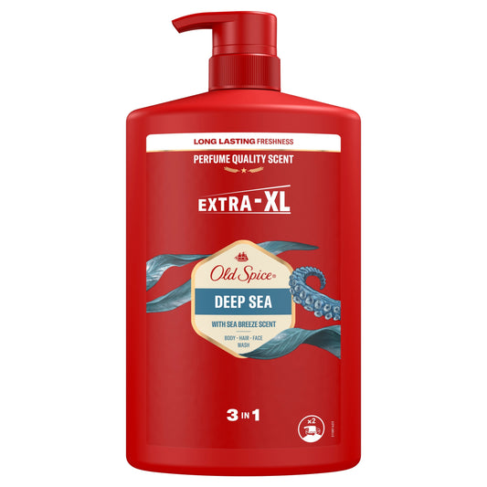 Old Spice Deep Sea Vyriškas Dušo Gelis Ir Šampūnas 1000 ml