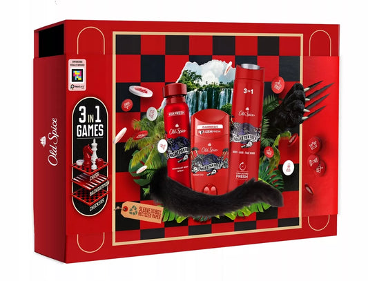 „Old Spice Night Panther” 3 viename dovanų rinkinys