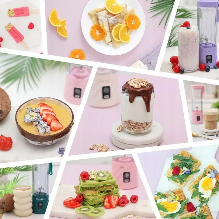 Originalus Blender BlendyGo 3 Belaidis USB Kokteilių Puodelis – PUIKI DOVANA