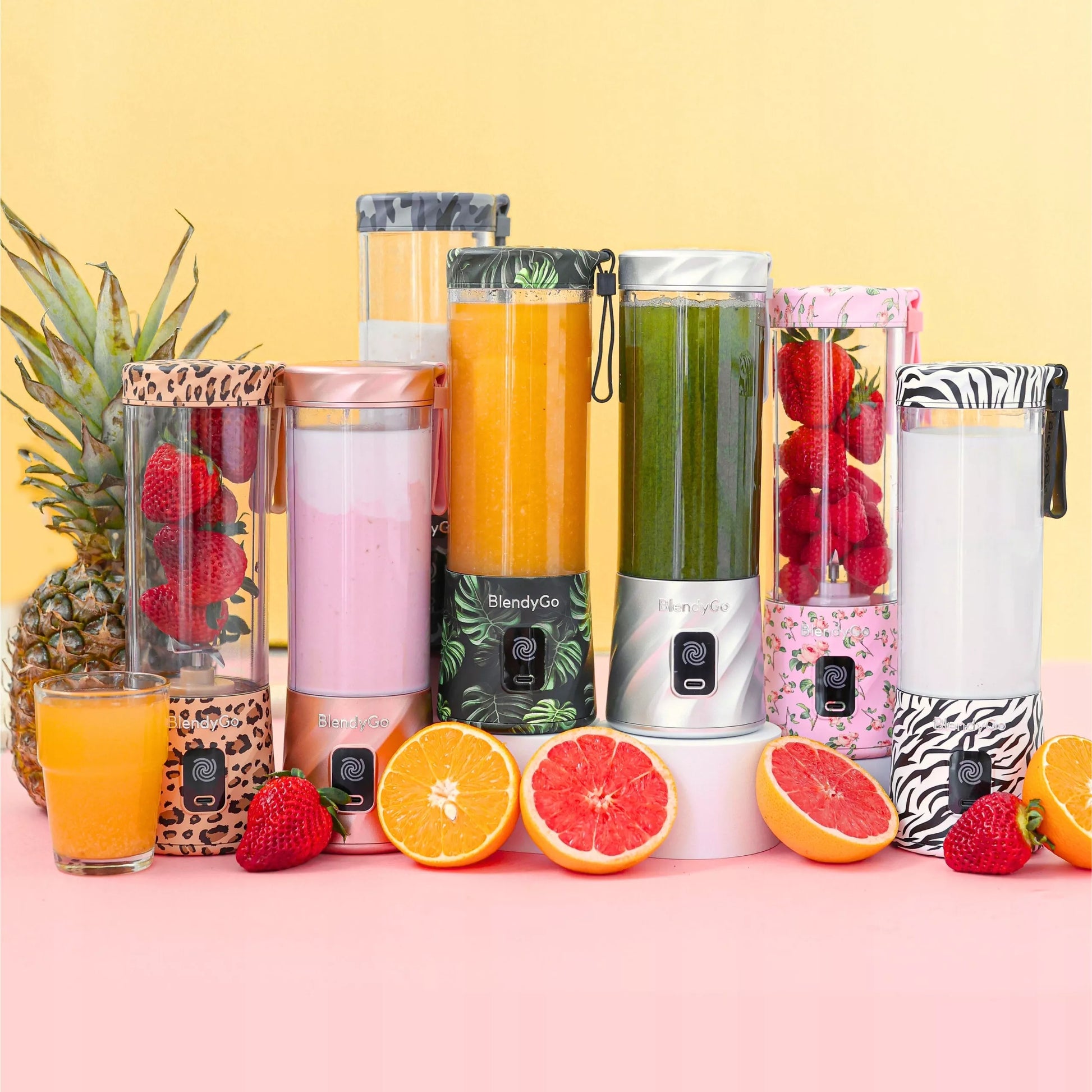 Originalus Blender BlendyGo 3 Belaidis USB Kokteilių Puodelis – PUIKI DOVANA