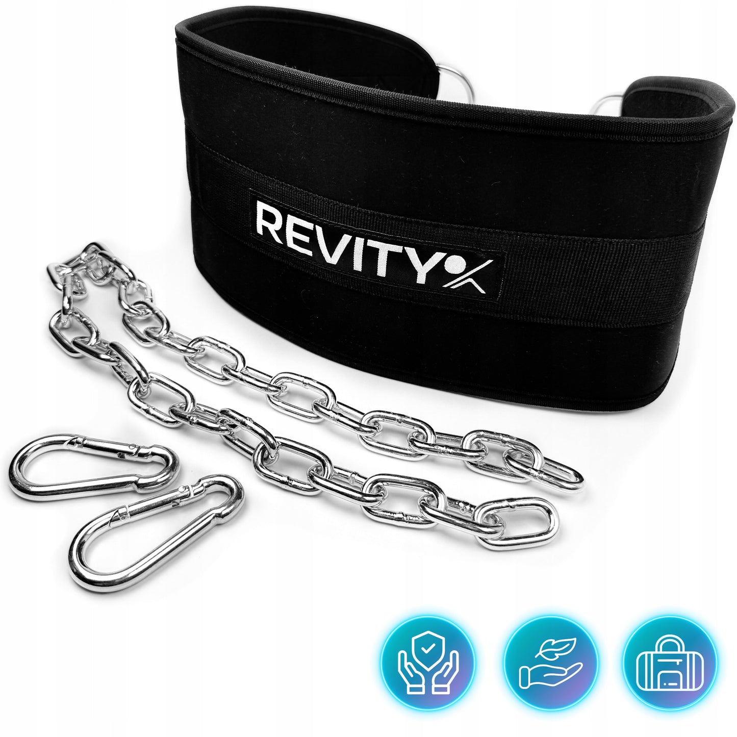 Diržas svoriui su svoriais atramoms ir prisitraukimams KULTŪRISTINIS, PATOGUS 80