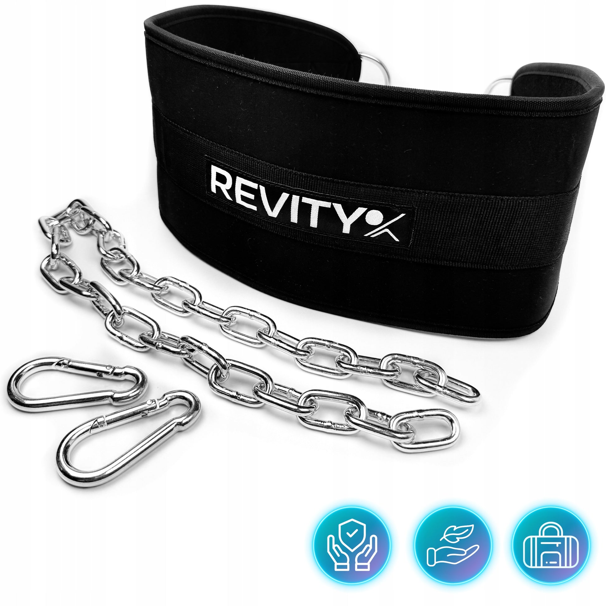 Diržas svoriui su svoriais atramoms ir prisitraukimams KULTŪRISTINIS, PATOGUS 80