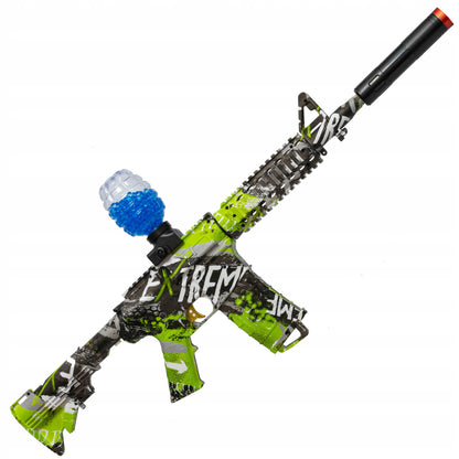 Automatinis pistoletas karabinas vandens gelio rutuliukams, saugus, didelis rinkinys