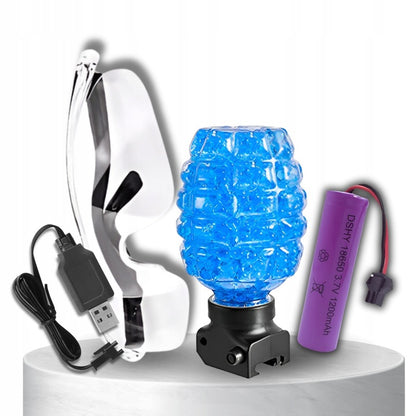 Automatinis pistoletas DEAGLE didelis rinkinys vandens želinių rutuliukų akiniai