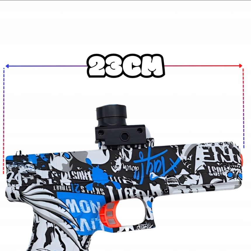 Automatinis pistoletas DEAGLE didelis rinkinys vandens želinių rutuliukų akiniai