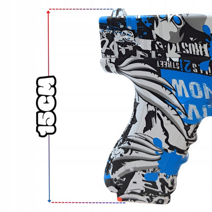 Automatinis pistoletas DEAGLE didelis rinkinys vandens želinių rutuliukų akiniai