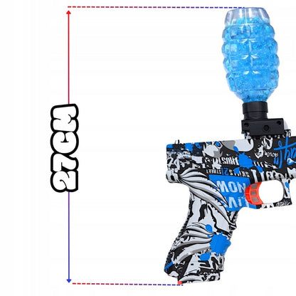 Automatinis pistoletas DEAGLE didelis rinkinys vandens želinių rutuliukų akiniai