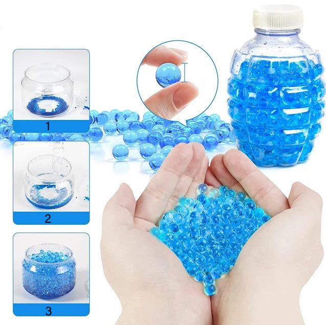 Didelis elektrinis automatinis M16 pistoletas-šautuvas su vandens želės rutuliukais (ORBEEZ) rinkinys