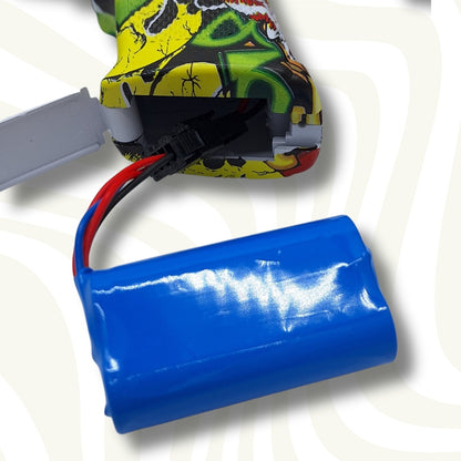 Didelis elektrinis automatinis M16 pistoletas-šautuvas su vandens želės rutuliukais (ORBEEZ) rinkinys