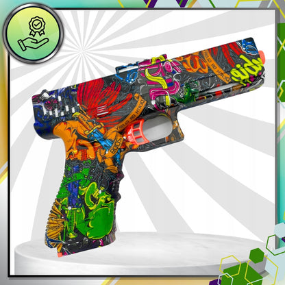 AUTOMATINIS GELIO RUTULIUKŲ PISTOLETO ŠAUTUVAS, DIDELIS XL KOMPLEKTAS + 3000 RUTULIUKŲ