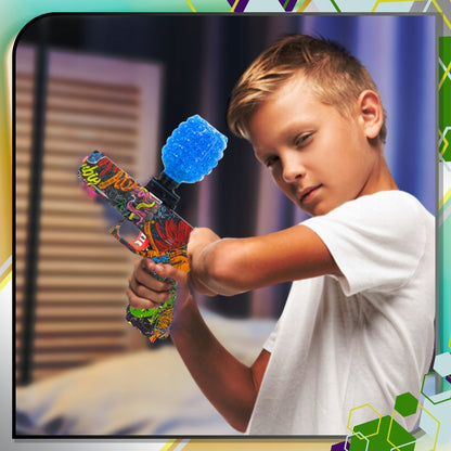 AUTOMATINIS GELIO RUTULIUKŲ PISTOLETO ŠAUTUVAS, DIDELIS XL KOMPLEKTAS + 3000 RUTULIUKŲ