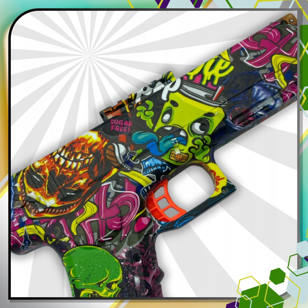 AUTOMATINIS GELIO RUTULIUKŲ PISTOLETO ŠAUTUVAS, DIDELIS XL KOMPLEKTAS + 3000 RUTULIUKŲ