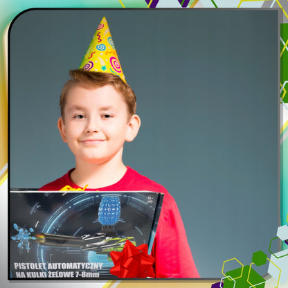 AUTOMATINIS GELINIŲ RUTULIŲ PISTOLETAS DIDELIS KARABINAS + XL 500 RUTULIUKŲ RINKINYS