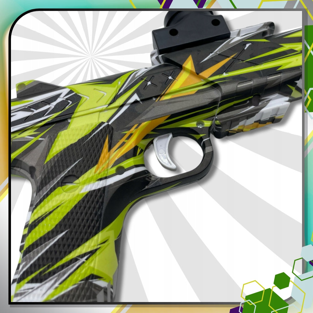 AUTOMATINIS GELINIŲ RUTULIŲ PISTOLETAS DIDELIS KARABINAS + XL 500 RUTULIUKŲ RINKINYS