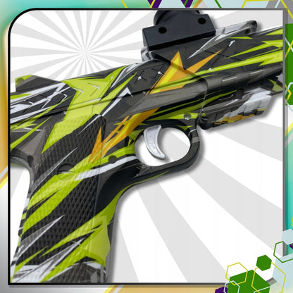 AUTOMATINIS GELINIŲ RUTULIŲ PISTOLETAS DIDELIS KARABINAS + XL 500 RUTULIUKŲ RINKINYS