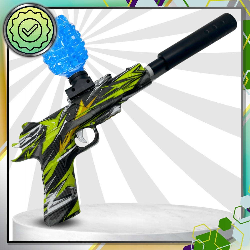 AUTOMATINIS GELINIŲ RUTULIŲ PISTOLETAS DIDELIS KARABINAS + XL 500 RUTULIUKŲ RINKINYS