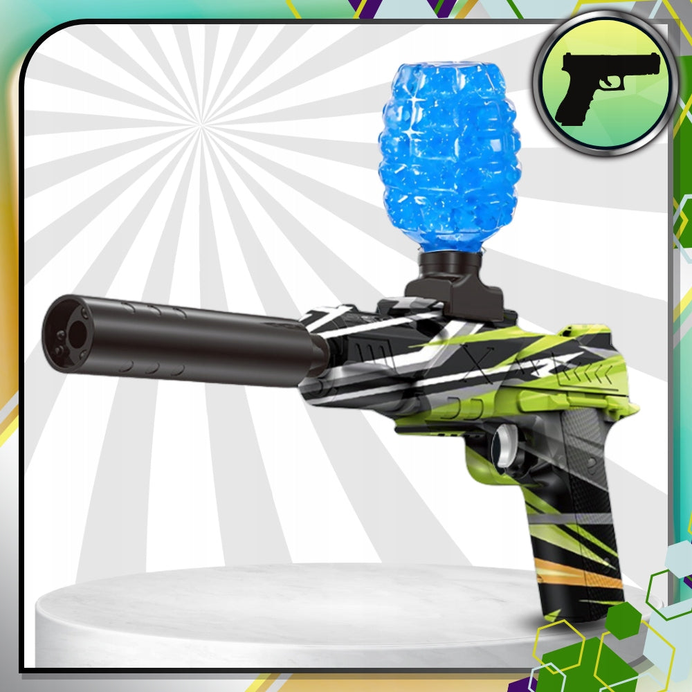 AUTOMATINIS GELINIŲ RUTULIŲ PISTOLETAS DIDELIS KARABINAS + XL 500 RUTULIUKŲ RINKINYS