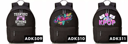 JUODA MINI JAUNIMO KUGRINĖ MOKYKLAI UNDERGROUND STILINGAS DIZAINAS DOVANA