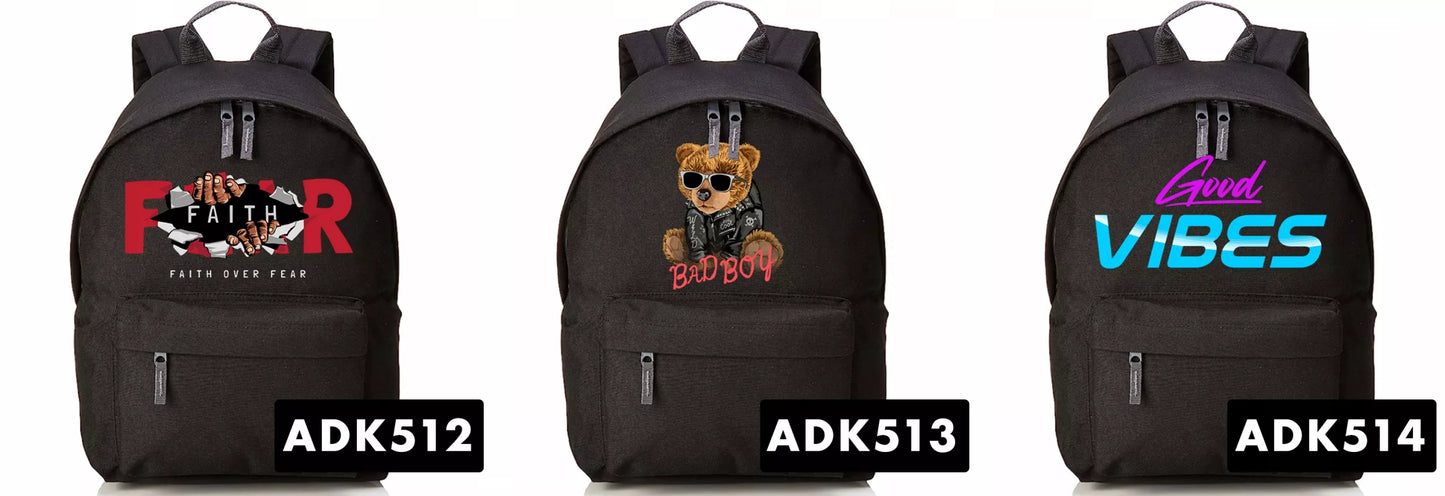 Mini kuprinė „Underground“ (juoda)