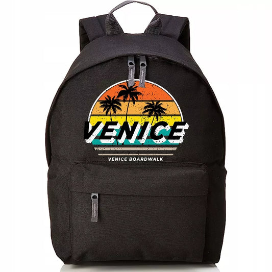 Juoda jaunimo kuprinė mokyklai Venice Beach