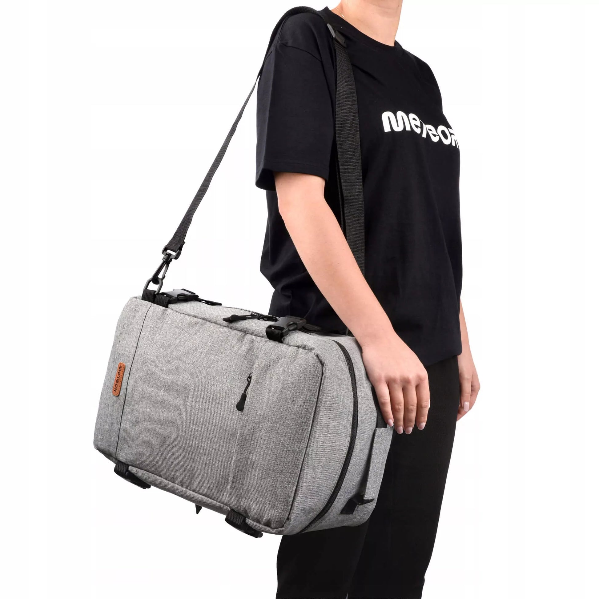 Keliaujantiems pritaikyta kuprinė Meteor Hermod, 40x20x25 cm, 20 l, pilka