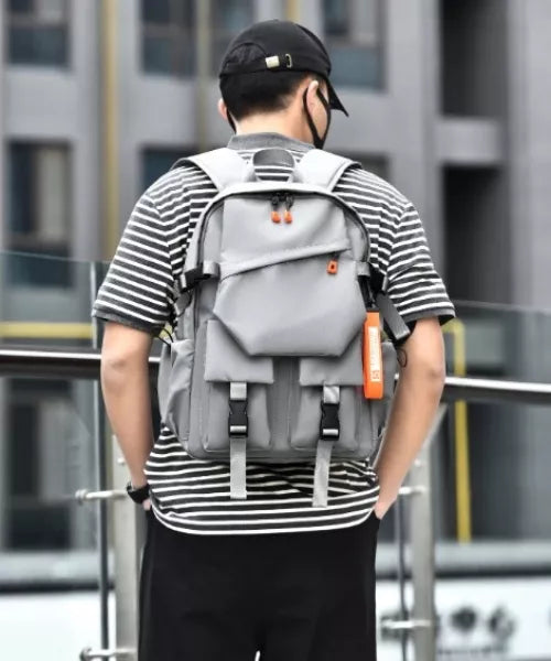 Vyriska kuprinė 15,6″ laptopui – pilka, miesto, sportinė, darbui ir mokyklai