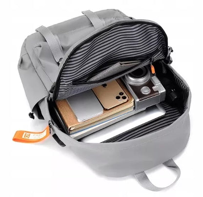 Vyriska kuprinė 15,6″ laptopui – pilka, miesto, sportinė, darbui ir mokyklai