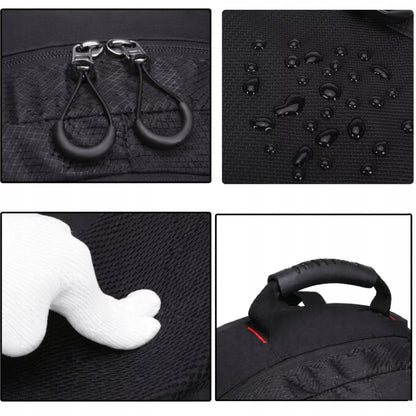 Jaunimo miesto kuprinė nešiojamam kompiuteriui, vandeniui atspari, talpi (40L)