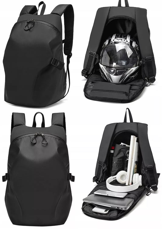 Motociklininko kuprinė nešiojamajam kompiuteriui, šalmui, 30 L, atspari vandeniui, skirta motociklui