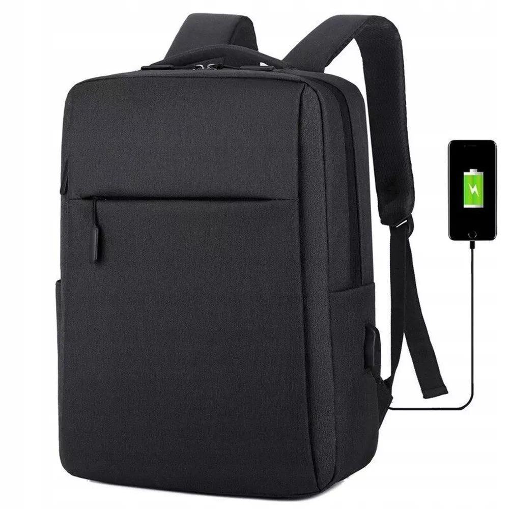 Nešiojamojo kompiuterio kuprinė 15,6" – atspari vandeniui, su USB prievadu, skirta darbui ir mokyklai