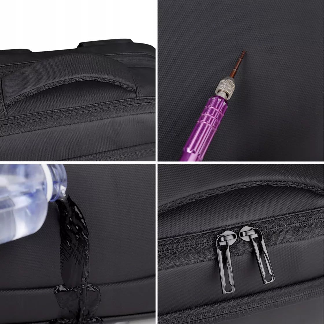 Nešiojamo kompiuterio kuprinė USB kelioninis bagažas rankinis bagažas Ryanair, Wizzair lėktuvui
