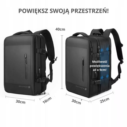 Kabininė rankinė 40×30×20 cm – USB-C, Ryanair