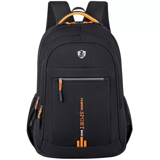 Lengva mokyklinė kuprinė jaunimui, skirta berniukams ir mergaitėms, juodos spalvos