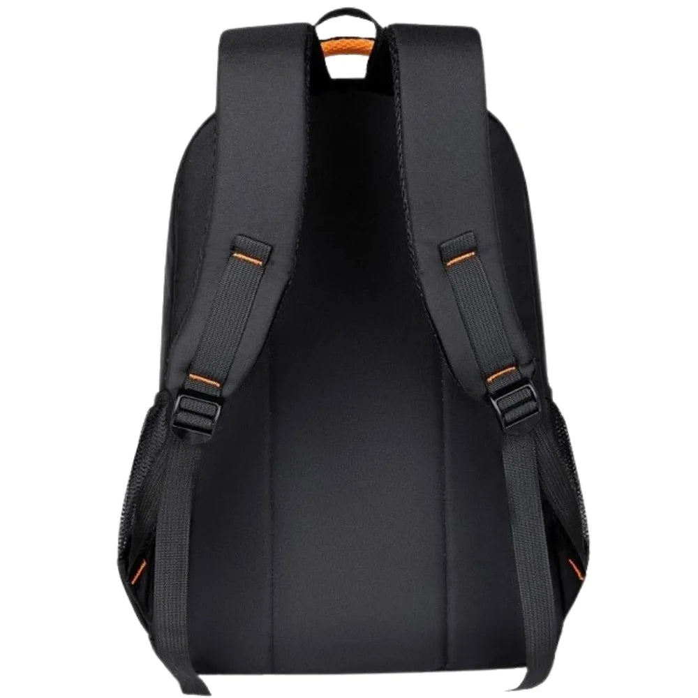Lengva mokyklinė kuprinė jaunimui, unisex, juodos spalvos