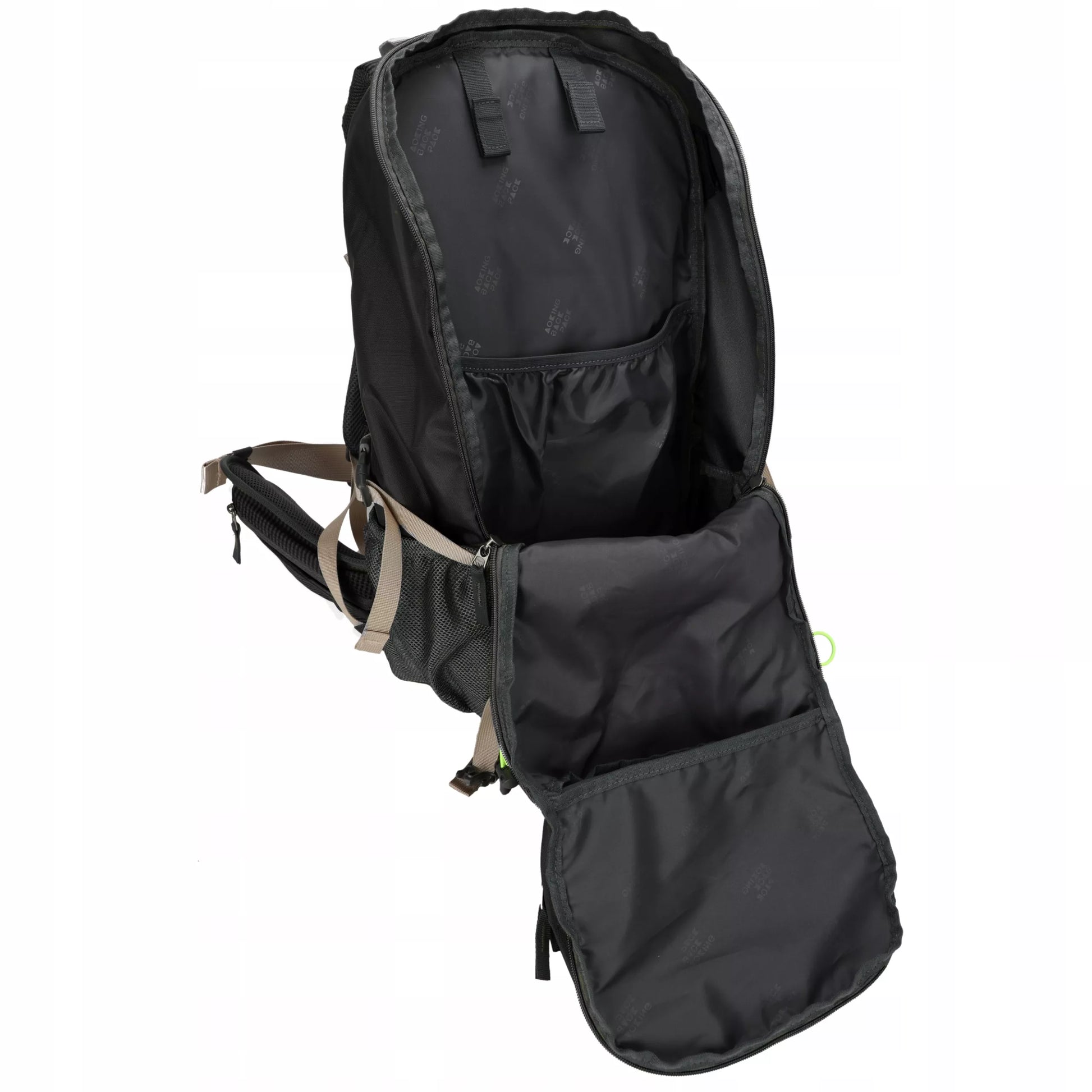Turistinė kuprinė Aoking Nature Nomad 40l su gertuve, juoda, ideali išvykoms