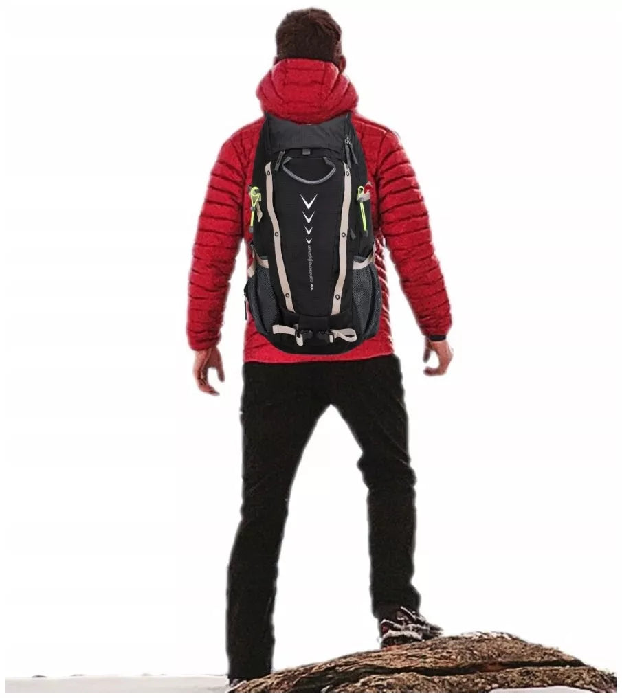 Turistinė kuprinė Aoking Nature Nomad 40l su gertuve, juoda, ideali išvykoms