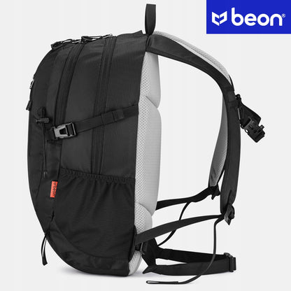 Turistinė trekingo kalnų kuprinė 25L, vyriška, moteriška, tvirta, juoda