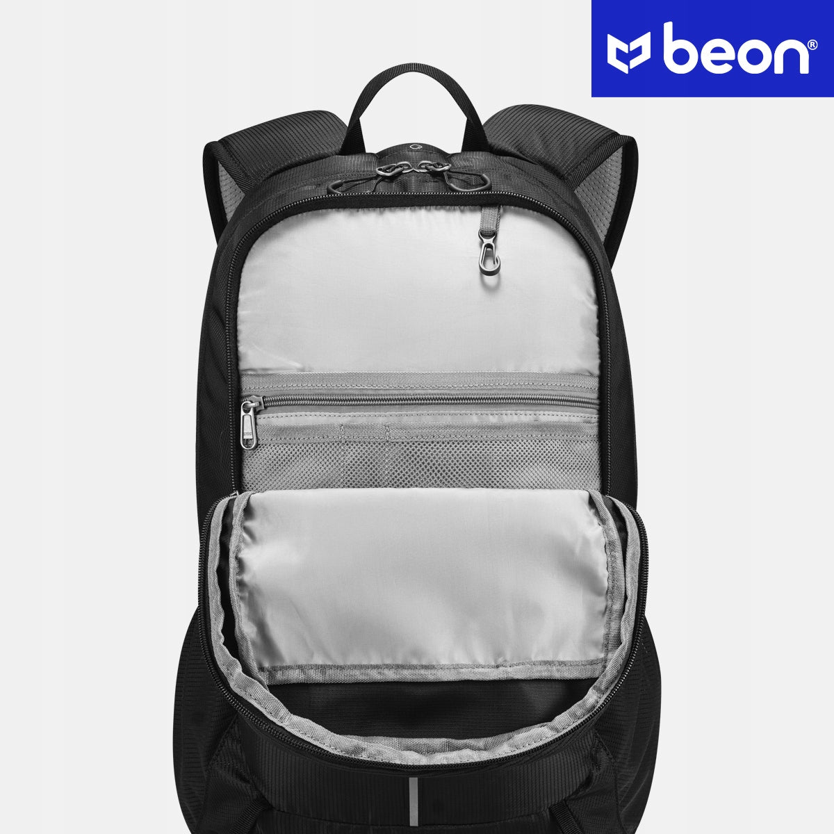 Turistinė trekingo kalnų kuprinė 25L, vyriška, moteriška, tvirta, juoda