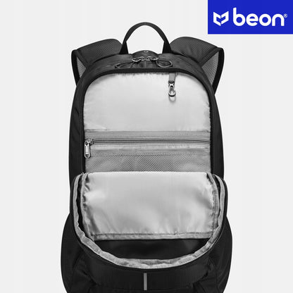 Turistinė trekingo kalnų kuprinė 25L, vyriška, moteriška, tvirta, juoda