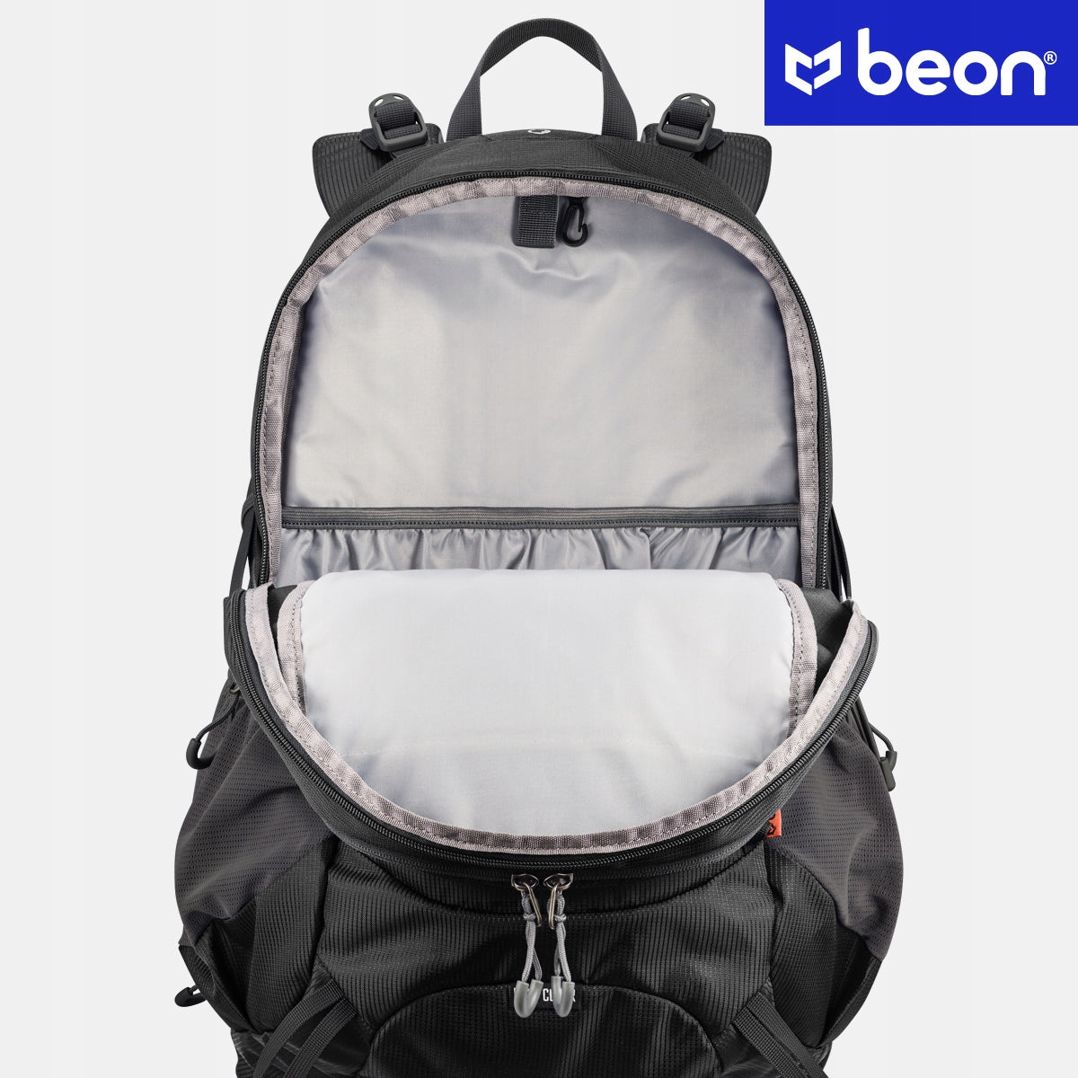 Kuprinė turistinė, žygio, kalnų, 30L, vyriška, moteriška, tvirta, juoda