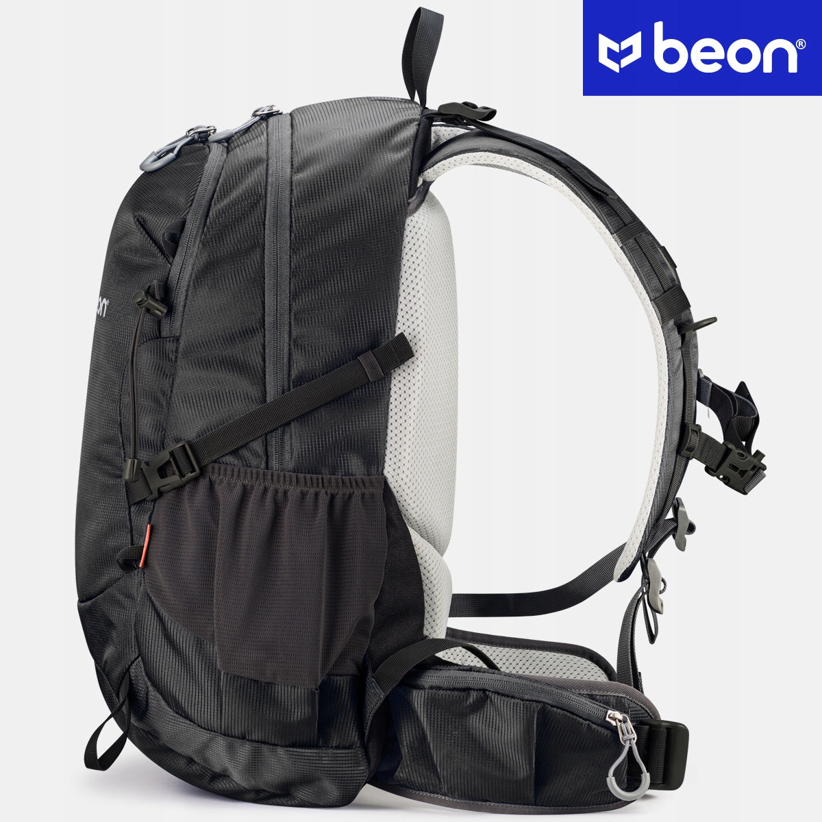 Kuprinė turistinė, žygio, kalnų, 30L, vyriška, moteriška, tvirta, juoda