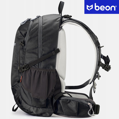 Kuprinė turistinė, žygio, kalnų, 30L, vyriška, moteriška, tvirta, juoda