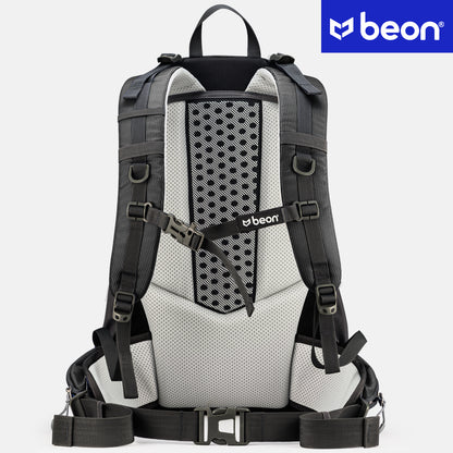 Kuprinė turistinė, žygio, kalnų, 30L, vyriška, moteriška, tvirta, juoda